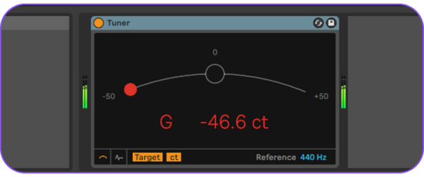 Use Ableton's tuner to find root key